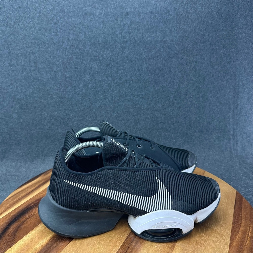 Nike Air Zoom SuperRep 2 Womens 10.5 Black White Training Shoes CU5925-001